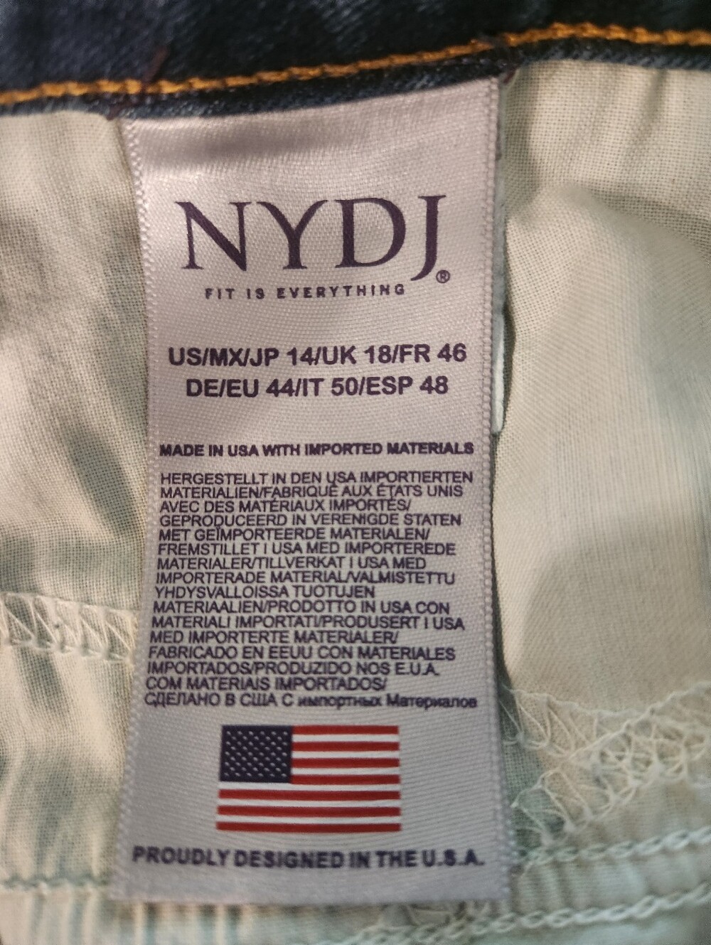 NYDJ Teresa Jean Sz 14 - Picture 12 of 15